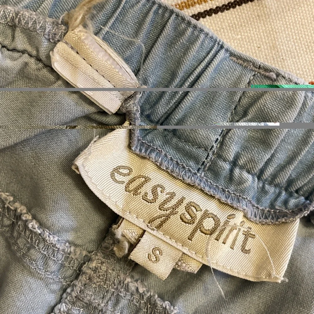 Easy Spirit Soft Lightweight Flexible Cotton Light Blue Wash Pants Size‎ Small
